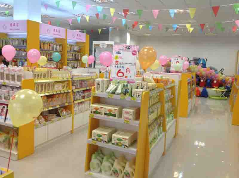 成都嬰幼兒用品店展示柜臺(tái) 工廠量身定制，打造品牌專屬形象